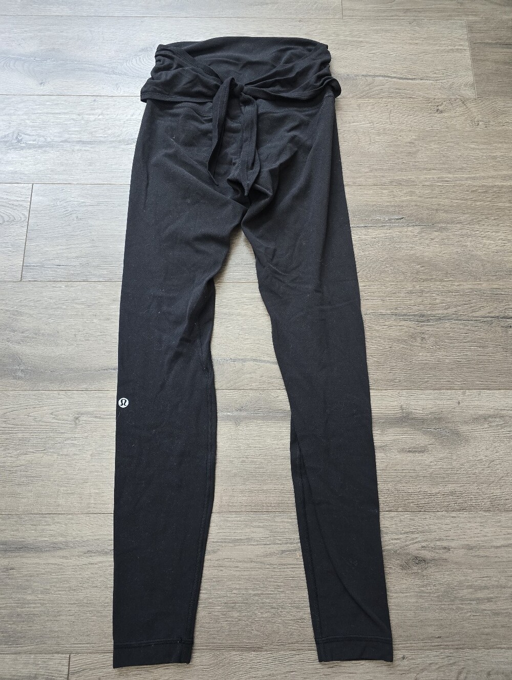 of Lululemon Align Pant Wrap Waist in black Size 4 Athleisure Comfy Athletic